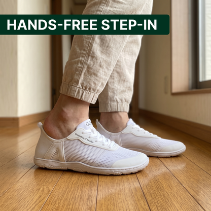 Finally Walk Pain-Free In Our Hands-Free Grounding Barefoot Shoes