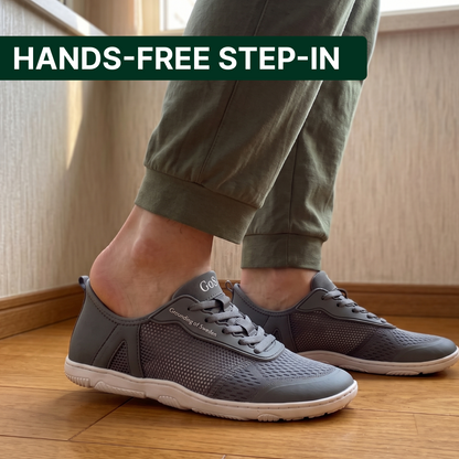 Finally Walk Pain-Free In Our Hands-Free Grounding Barefoot Shoes