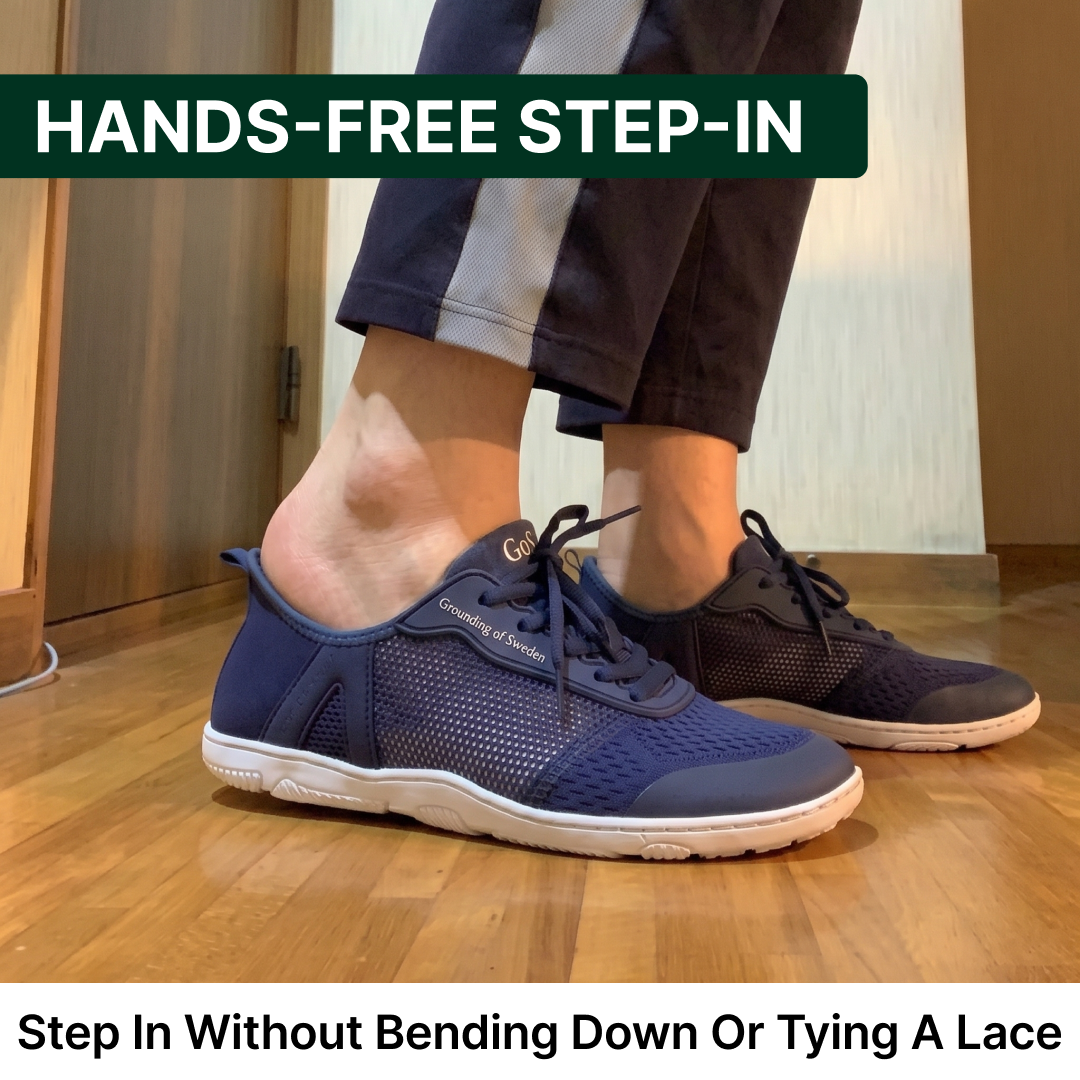 Finally Walk Pain-Free In Our Hands-Free Grounding Barefoot Shoes
