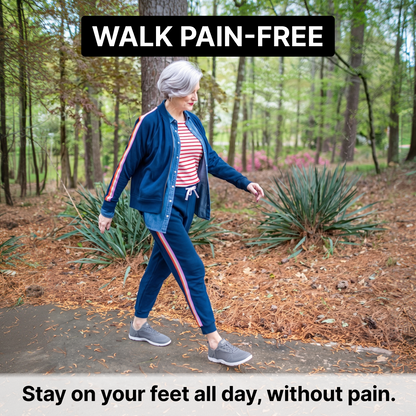 Finally Walk Pain-Free In Our Hands-Free Grounding Barefoot Shoes