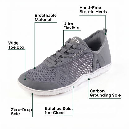 Finally Walk Pain-Free In Our Hands-Free Grounding Barefoot Shoes
