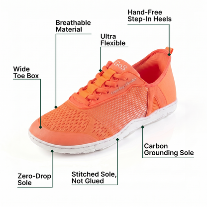 Finally Walk Pain-Free In Our Hands-Free Grounding Barefoot Shoes