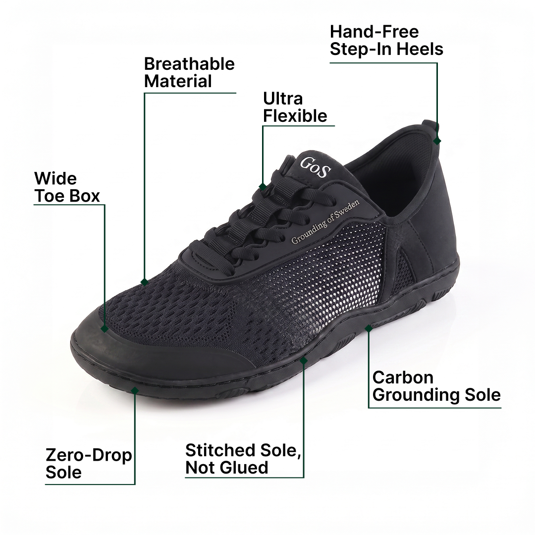 Finally Walk Pain-Free In Our Hands-Free Grounding Barefoot Shoes
