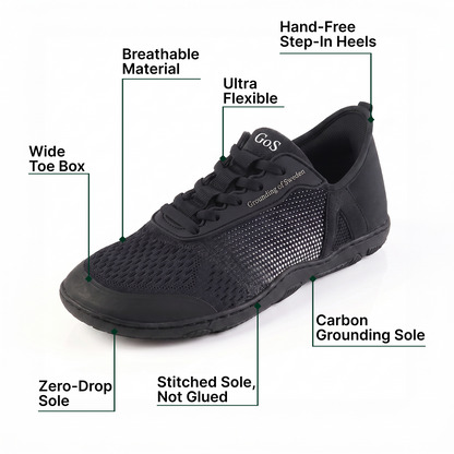 Finally Walk Pain-Free In Our Hands-Free Grounding Barefoot Shoes