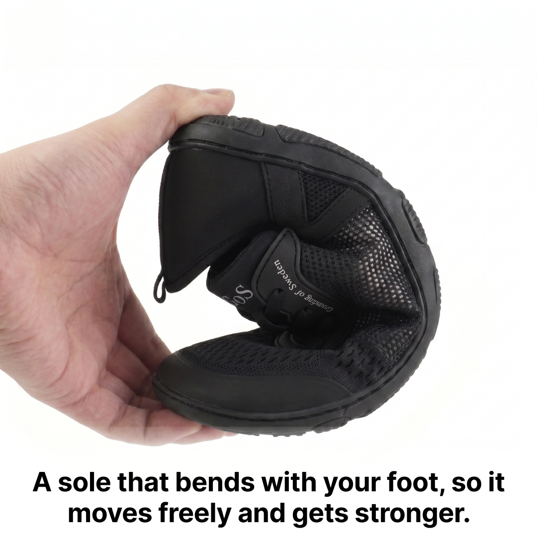 Finally Walk Pain-Free In Our Hands-Free Grounding Barefoot Shoes