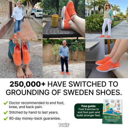 Finally Walk Pain-Free In Our Hands-Free Grounding Barefoot Shoes
